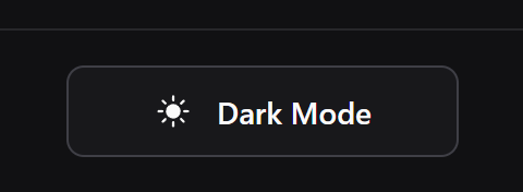 The theme toggle at the bottom of the navigation bar